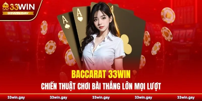 Baccarat 33WIN - Chiến thuật chơi bài thắng lớn mọi lượt 1 Baccarat 33WIN - Chiến thuật chơi bài thắng lớn mọi lượt
